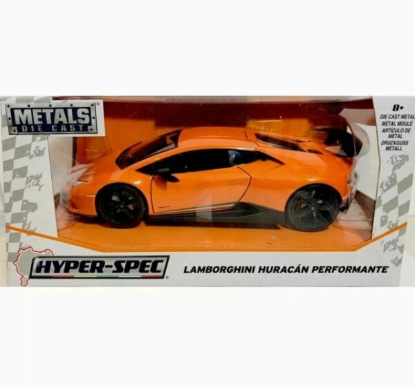 Bburago Lamborghini Huracan Performante Metalic Orange 1:24 Diecast Car - Orange