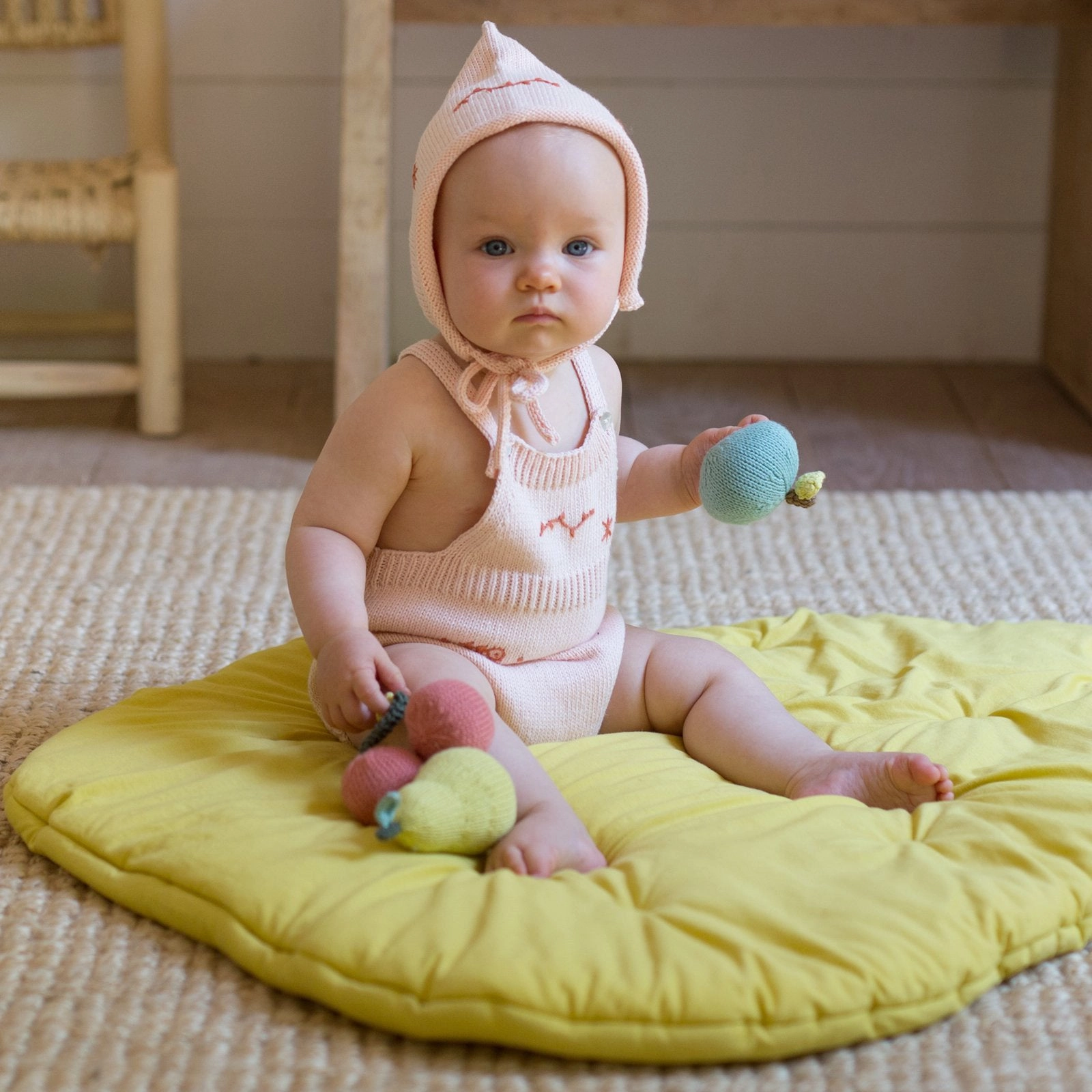 Blabla Kids Pear Fruit Rattle