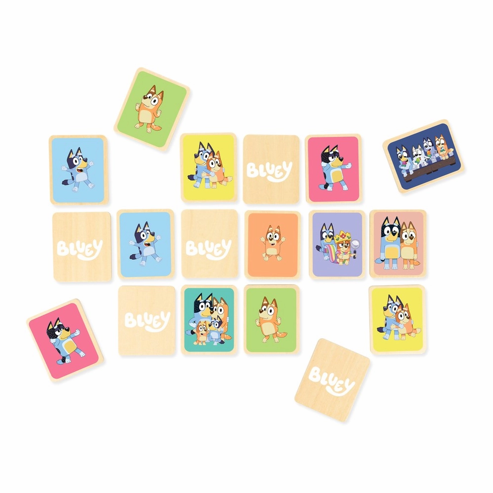 Bluey Wooden Memory Game