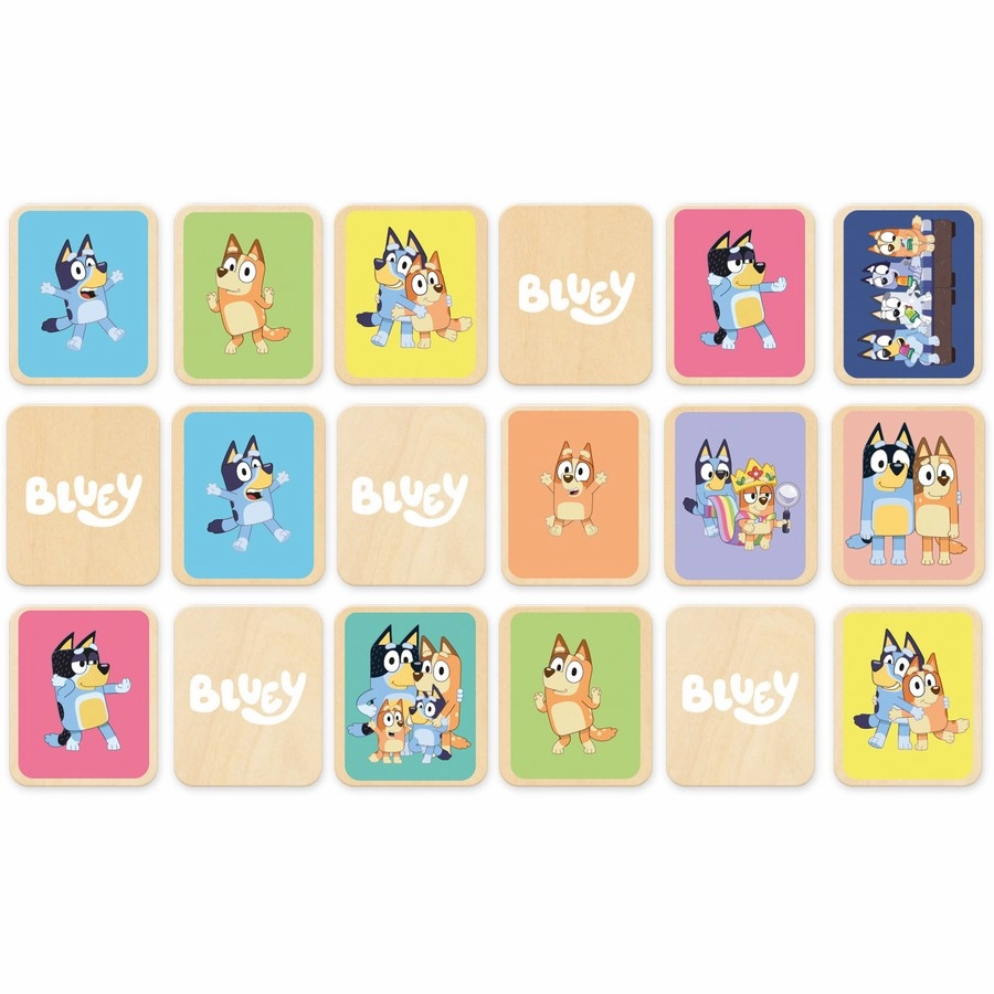 Bluey Wooden Memory Game
