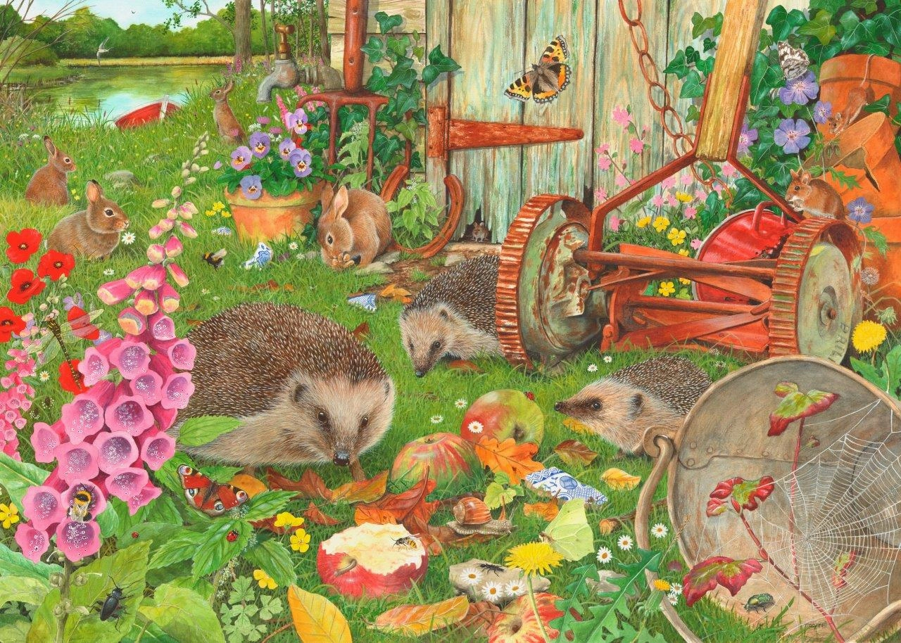 Bottom Of The Garden - 1000 Piece Jigsaw Puzzle