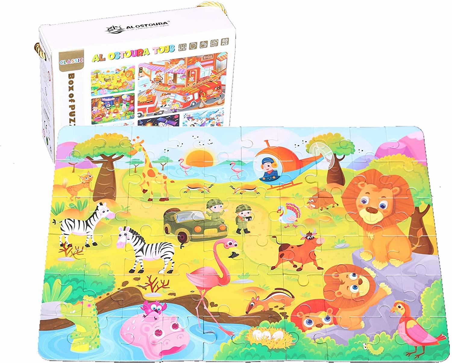 Box of Puzzle Happy Zoo