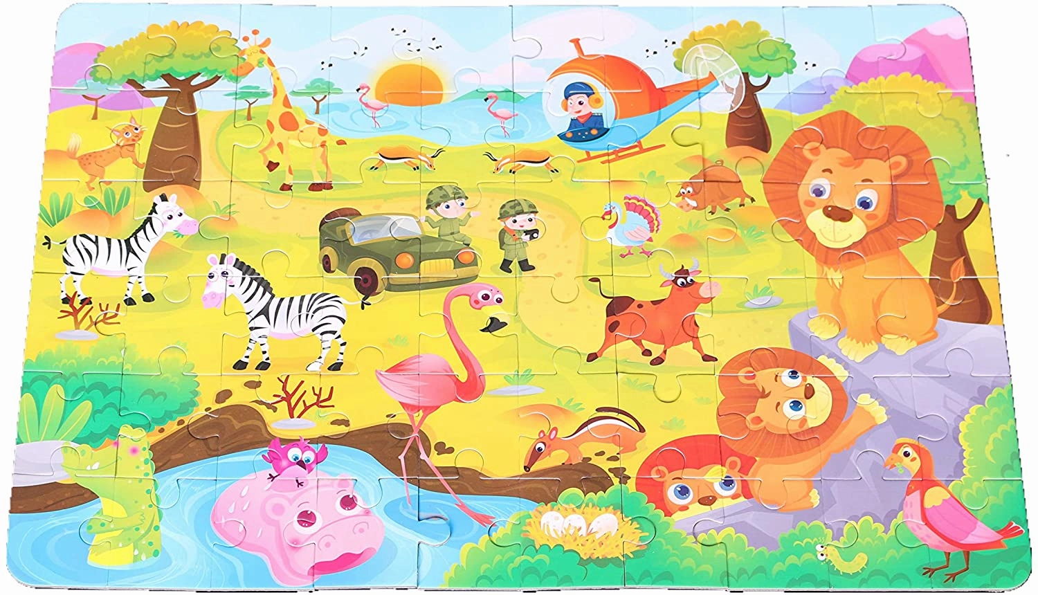 Box of Puzzle Happy Zoo