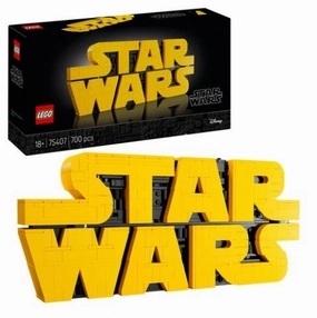Brick-Built Star Wars Logo Lego 75407