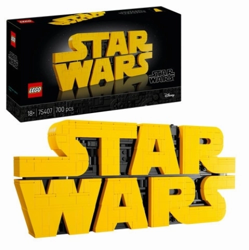 Brick-Built Star Wars Logo Lego 75407
