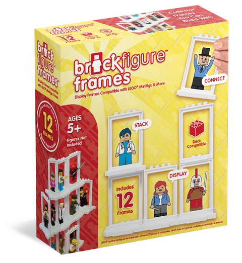 Brick Figure Frames for LEGO Minifigures (12 pack)