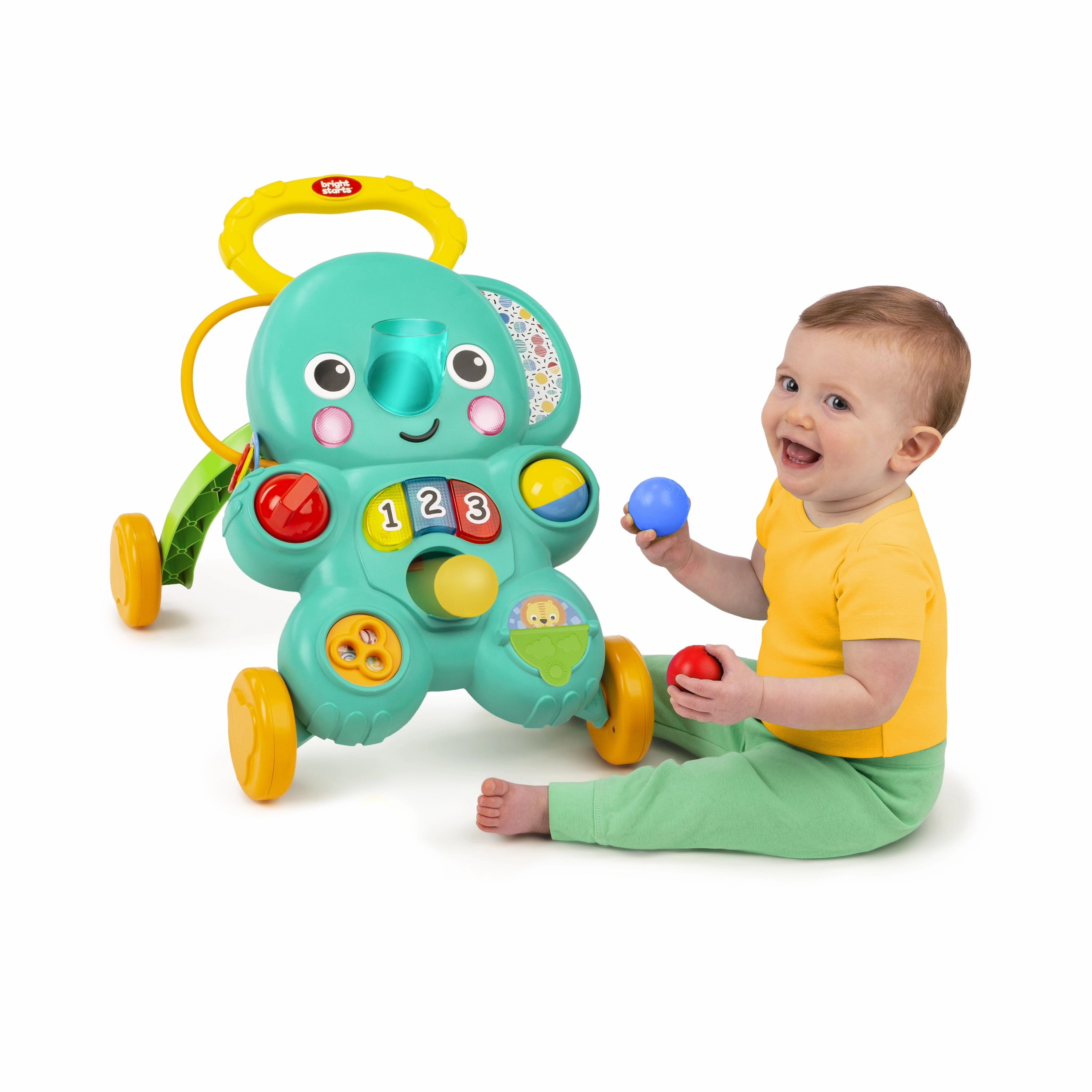 Bright Starts Stroll 'N Roll 2-In-1 Ball Play Walker