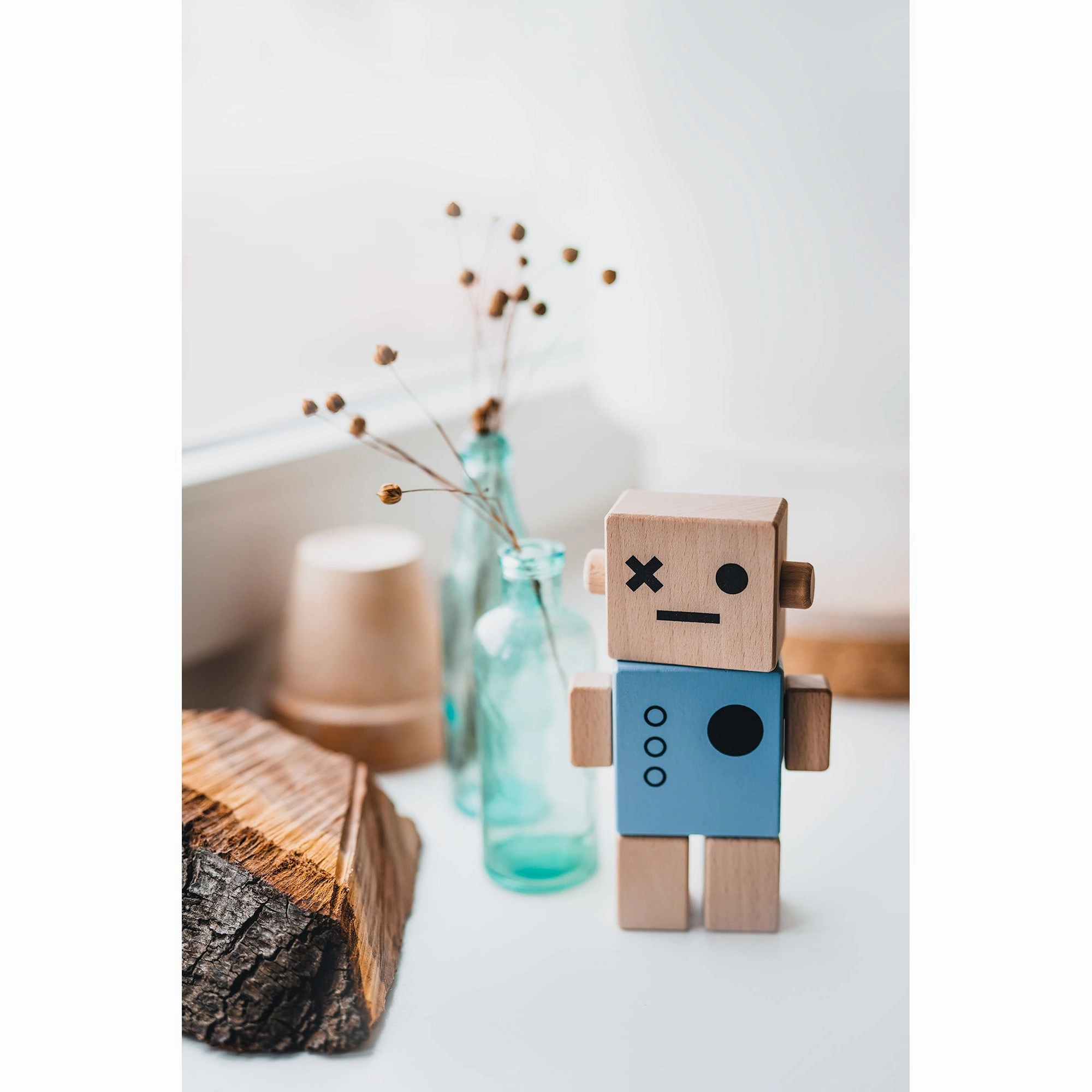 Briki Vroom Vroom Baby Robot / Bleu / Blue