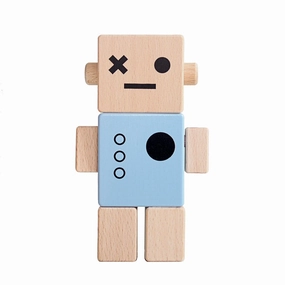 Briki Vroom Vroom Baby Robot / Bleu / Blue