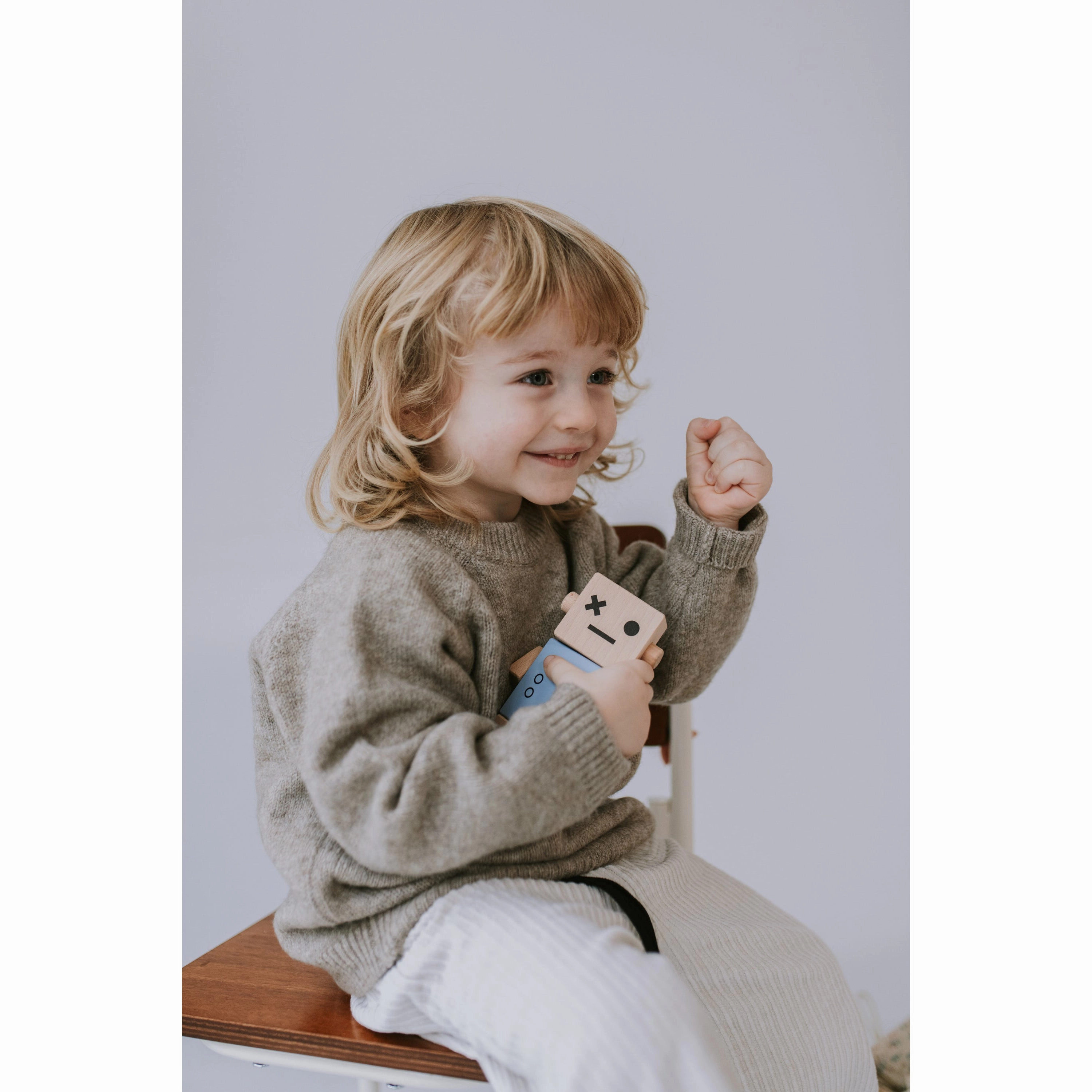 Briki Vroom Vroom Baby Robot / Bleu / Blue
