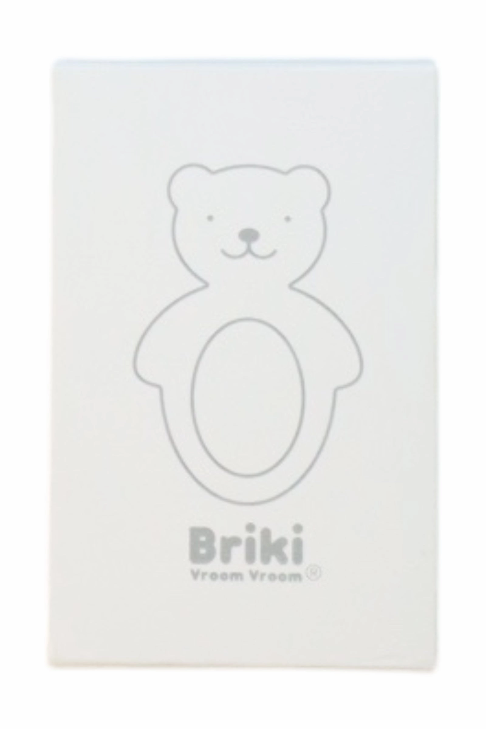 Briki Vroom Vroom Wooden Bunny Teether - Newborn