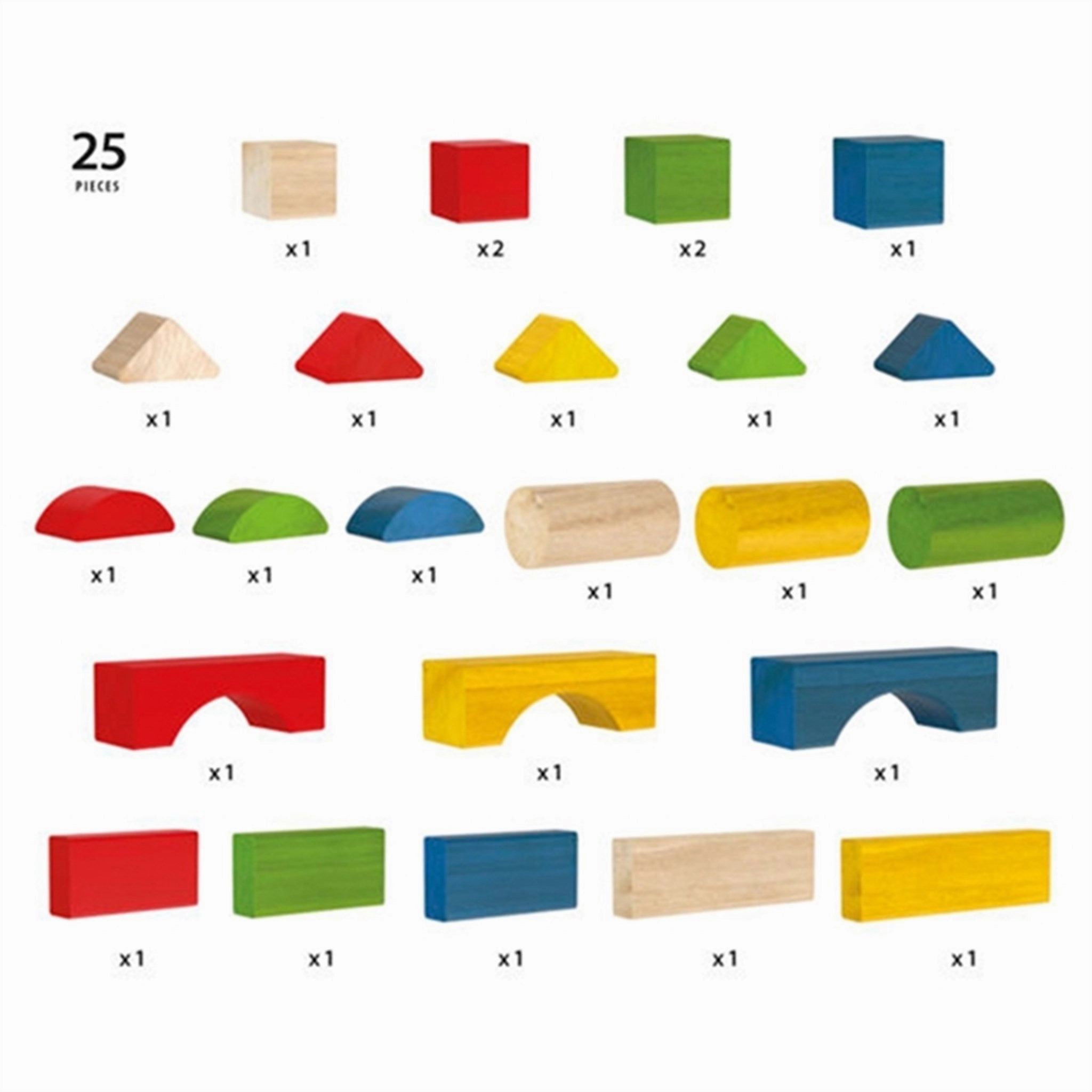 BRIO? Coloured Blocks 25 pcs