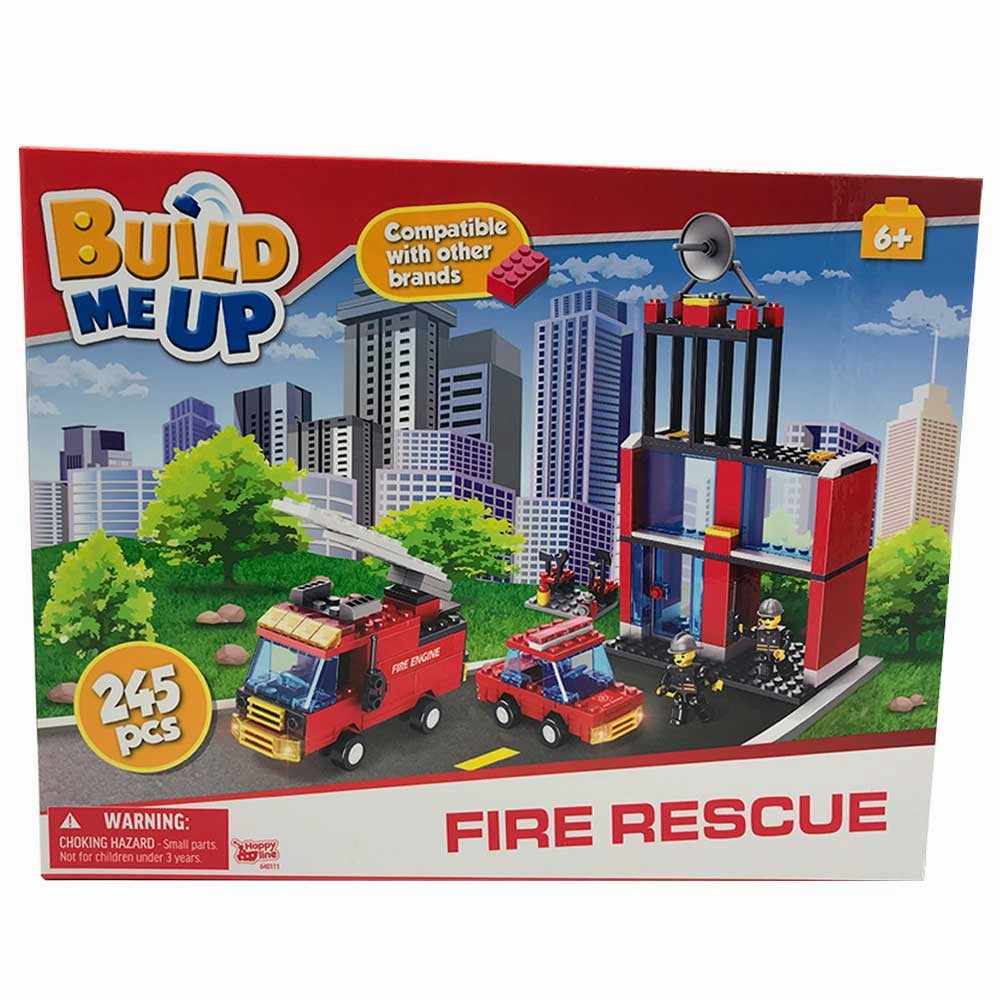 Build Me up Blocks Fire Engine - 132 Pieces