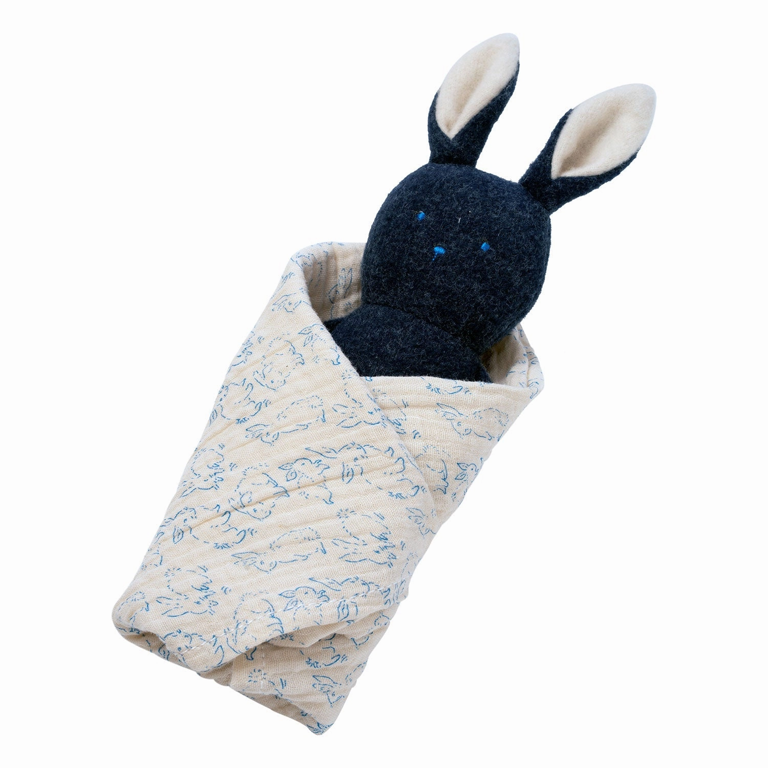Bunny Rattle   Burp Cloth