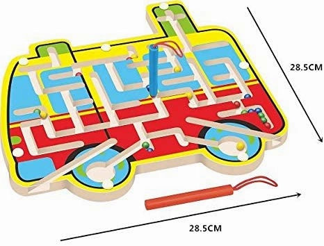 Bus magnetic pen maze