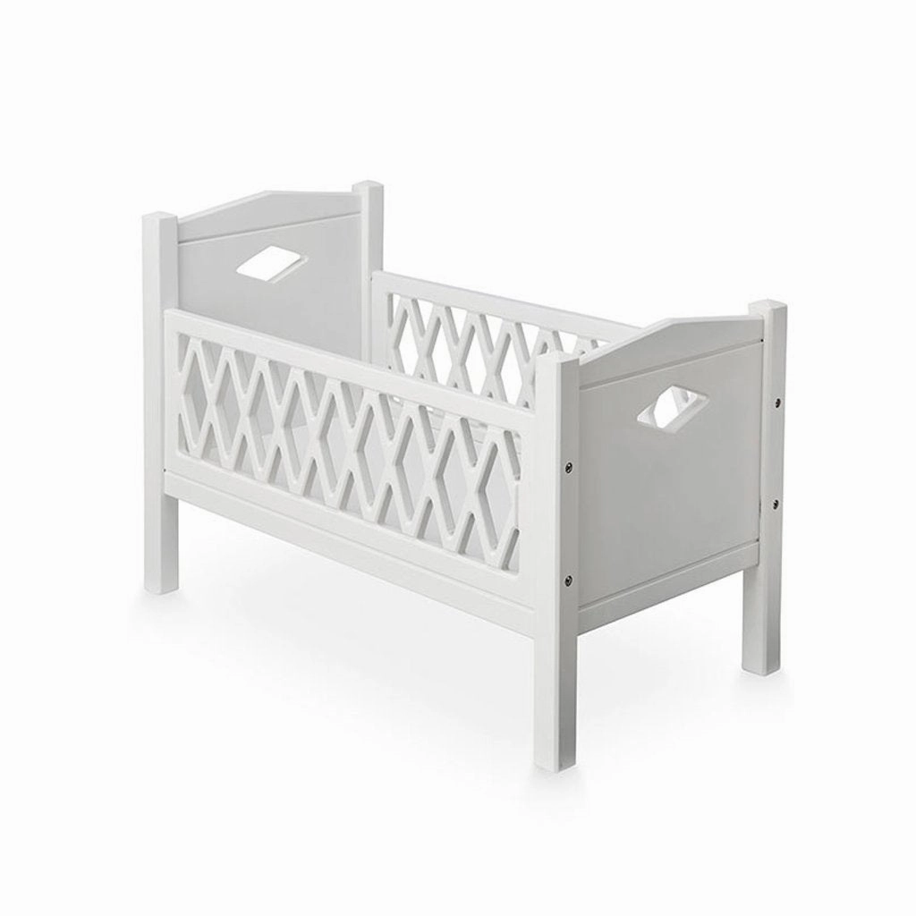 Cam Cam Copenhagen Doll's Bed Harlequin White