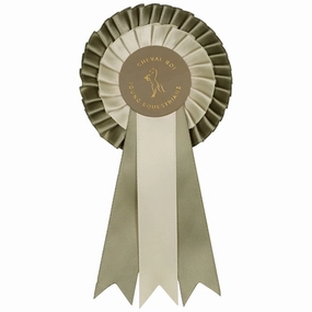 Cheval Roi Rosette Award Ribbon Sage Green
