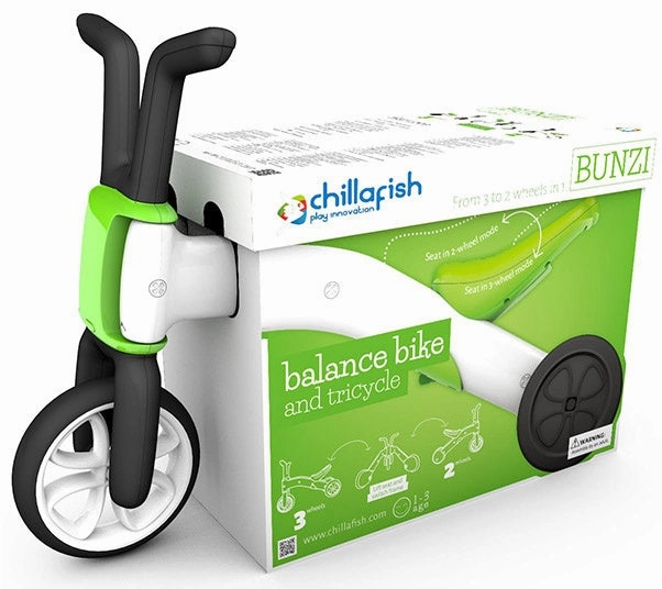 Chillafish Bunzi 2-In-1 Gradual Balance Bike -Lime