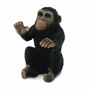 Chimpanzee Cub Hugging figurine