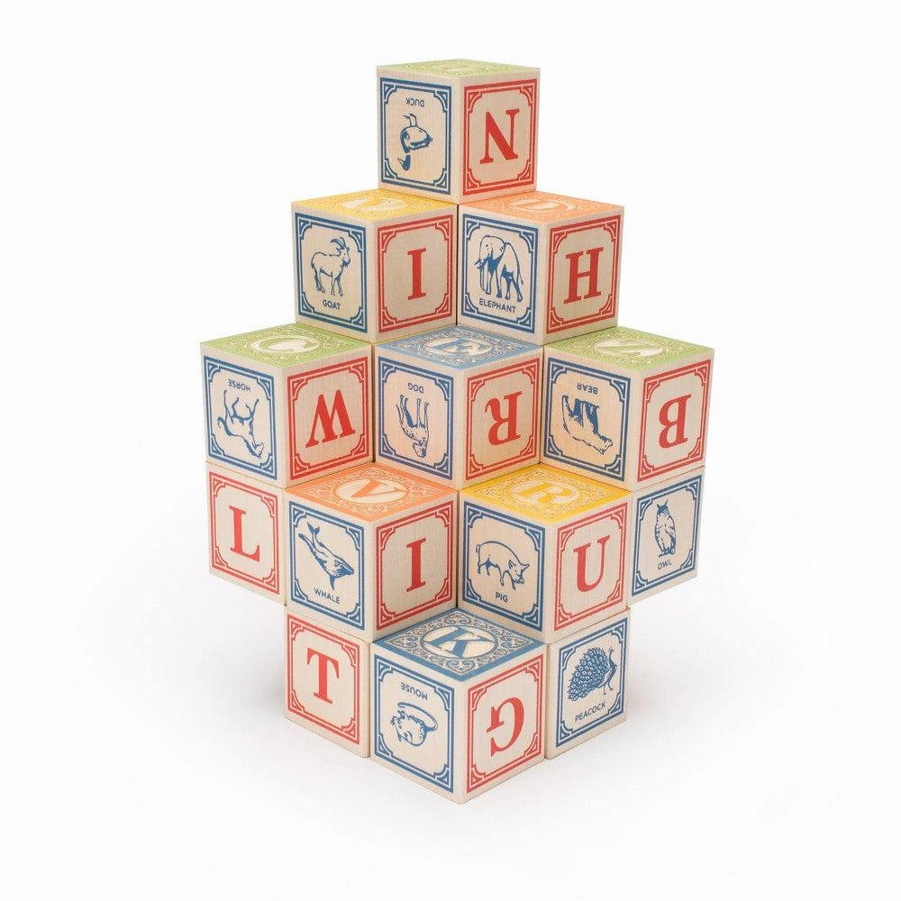 Classic Wooden Alphabet Blocks
