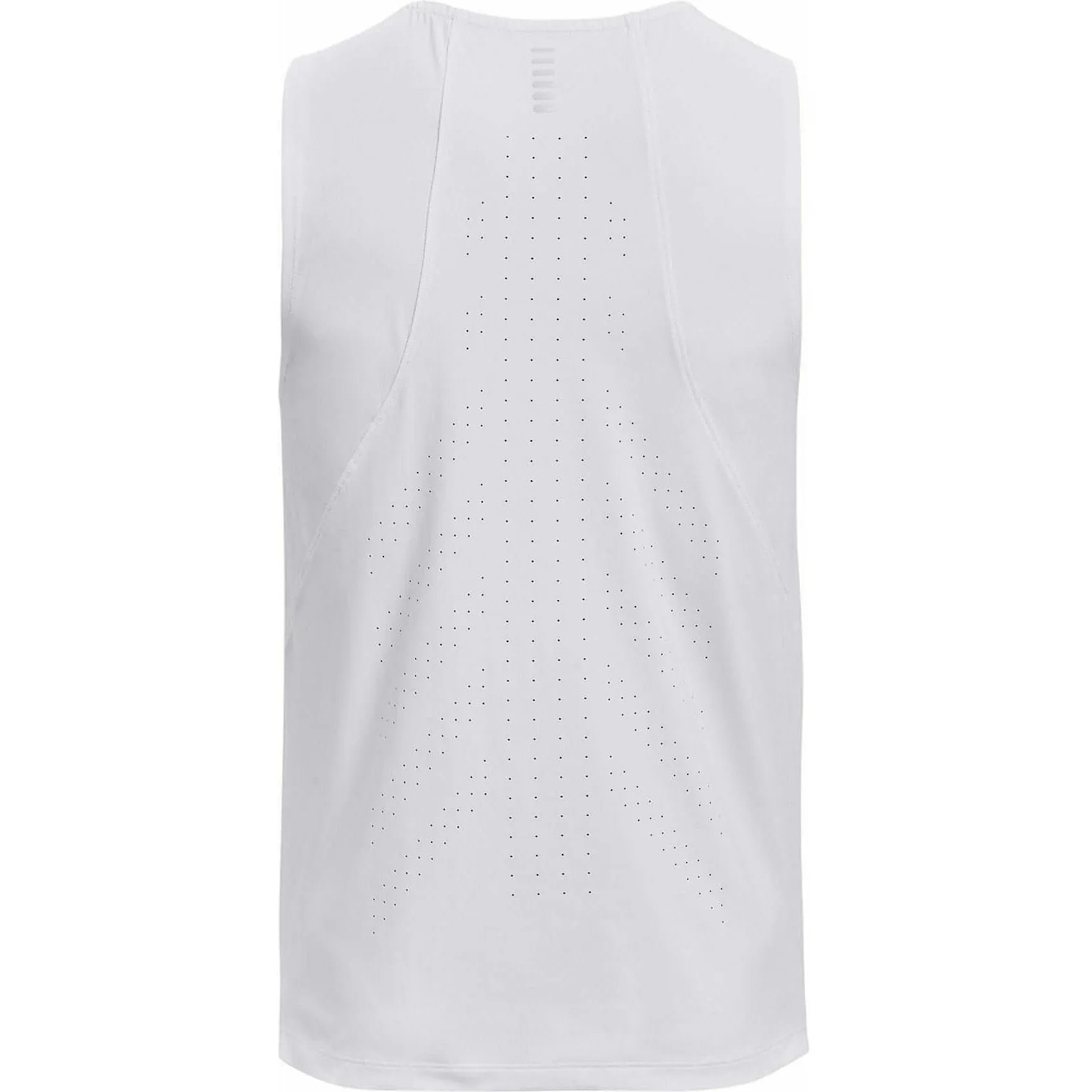 Clothing Under Armour  Men Under Armour Iso-Chill Run Laser Mens Running Vest - White