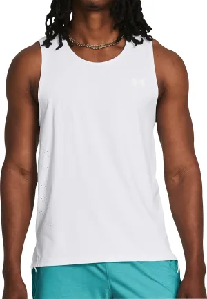 Clothing Under Armour  Men Under Armour Launch Elite Mens Running Vest - White