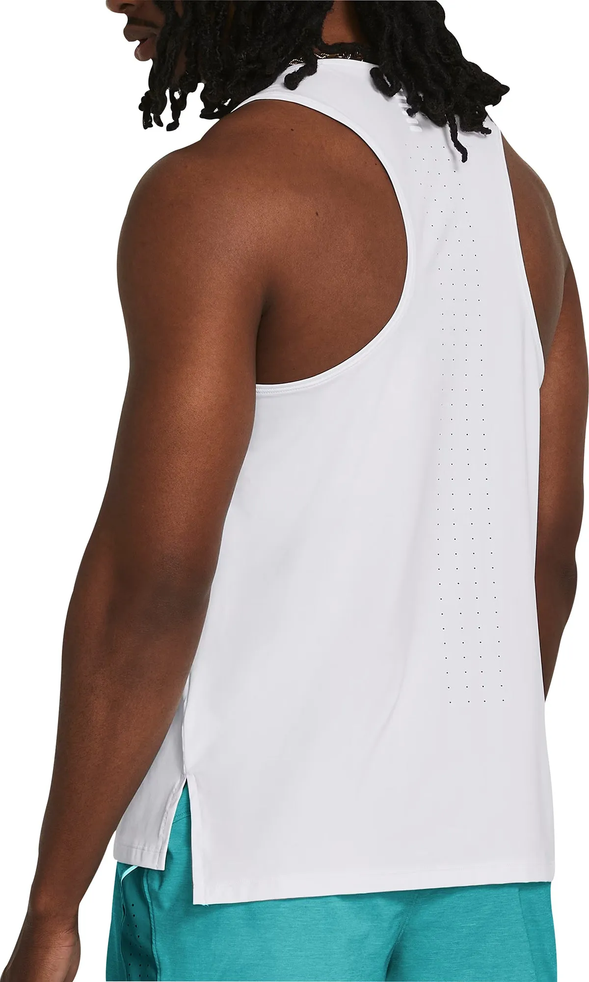 Clothing Under Armour  Men Under Armour Launch Elite Mens Running Vest - White