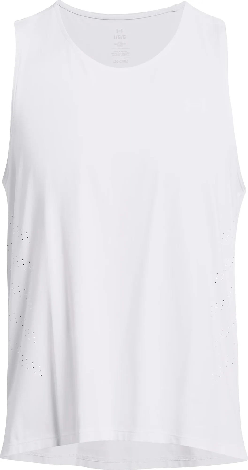 Clothing Under Armour  Men Under Armour Launch Elite Mens Running Vest - White