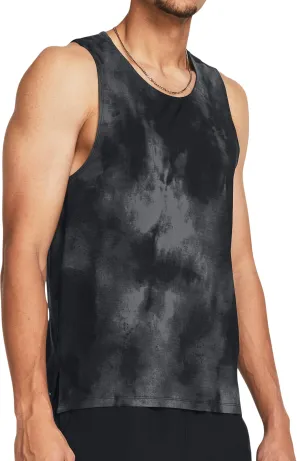 Clothing Under Armour  Men Under Armour Launch Elite Printed Mens Running Vest - Black
