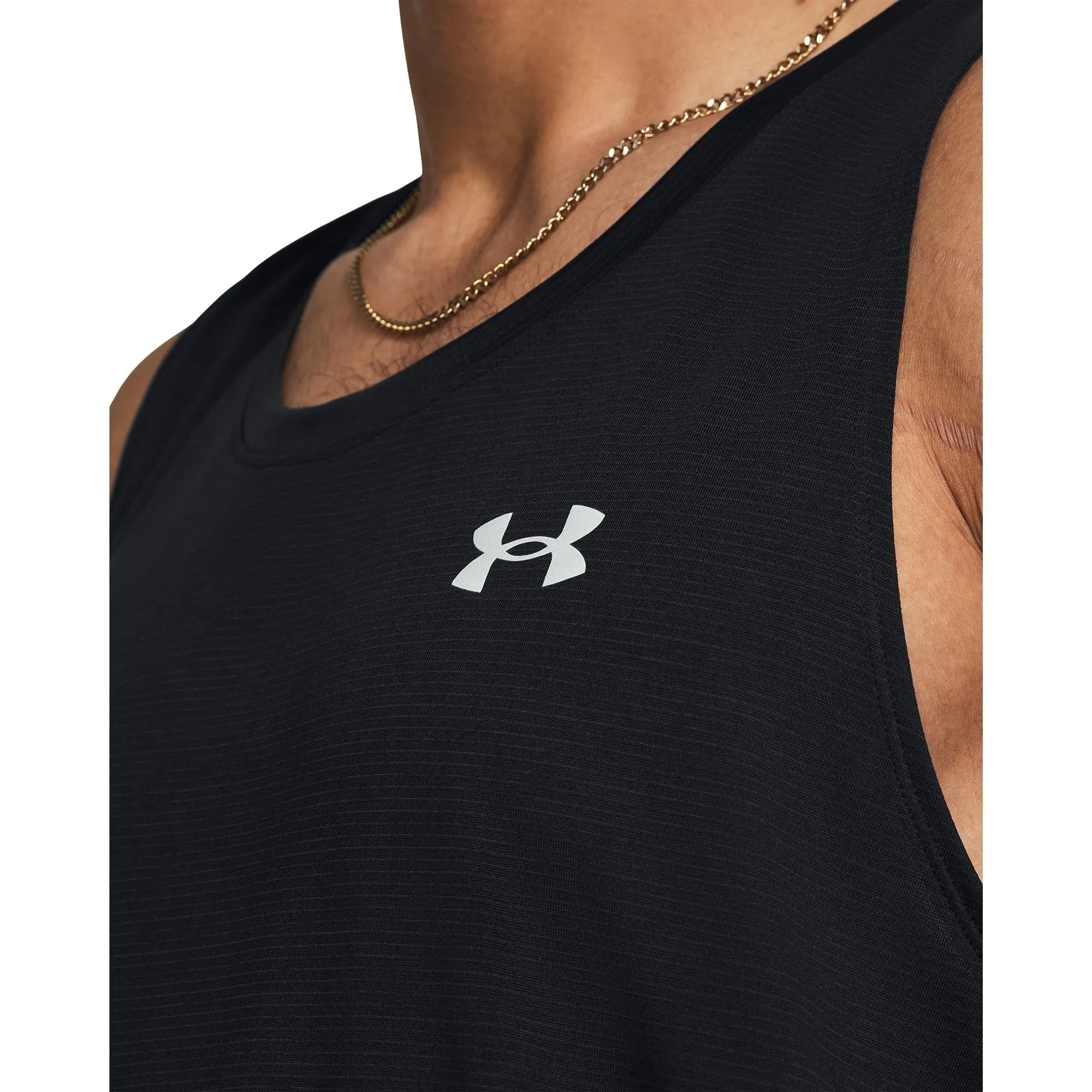 Clothing Under Armour  Men Under Armour Launch Mens Running Vest - Black