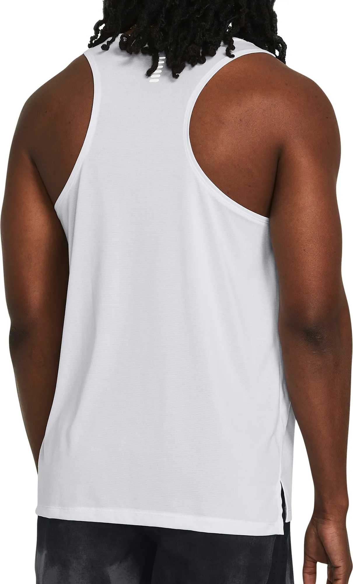 Clothing Under Armour  Men Under Armour Launch Mens Running Vest - White