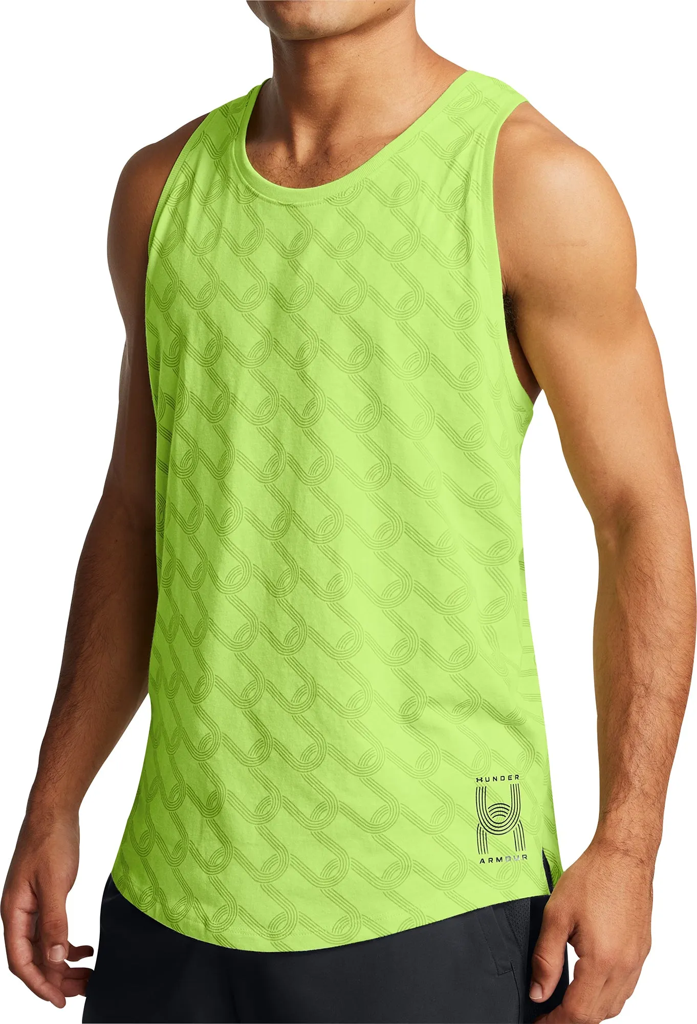 Clothing Under Armour  Men Under Armour Run Anywhere Mens Running Vest - Green