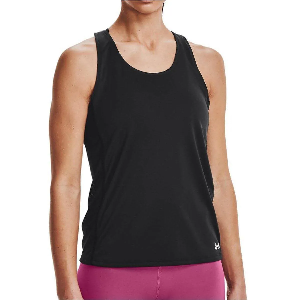 Clothing Under Armour  Women Under Armour Fly By Womens Running Vest Tank Top - Black