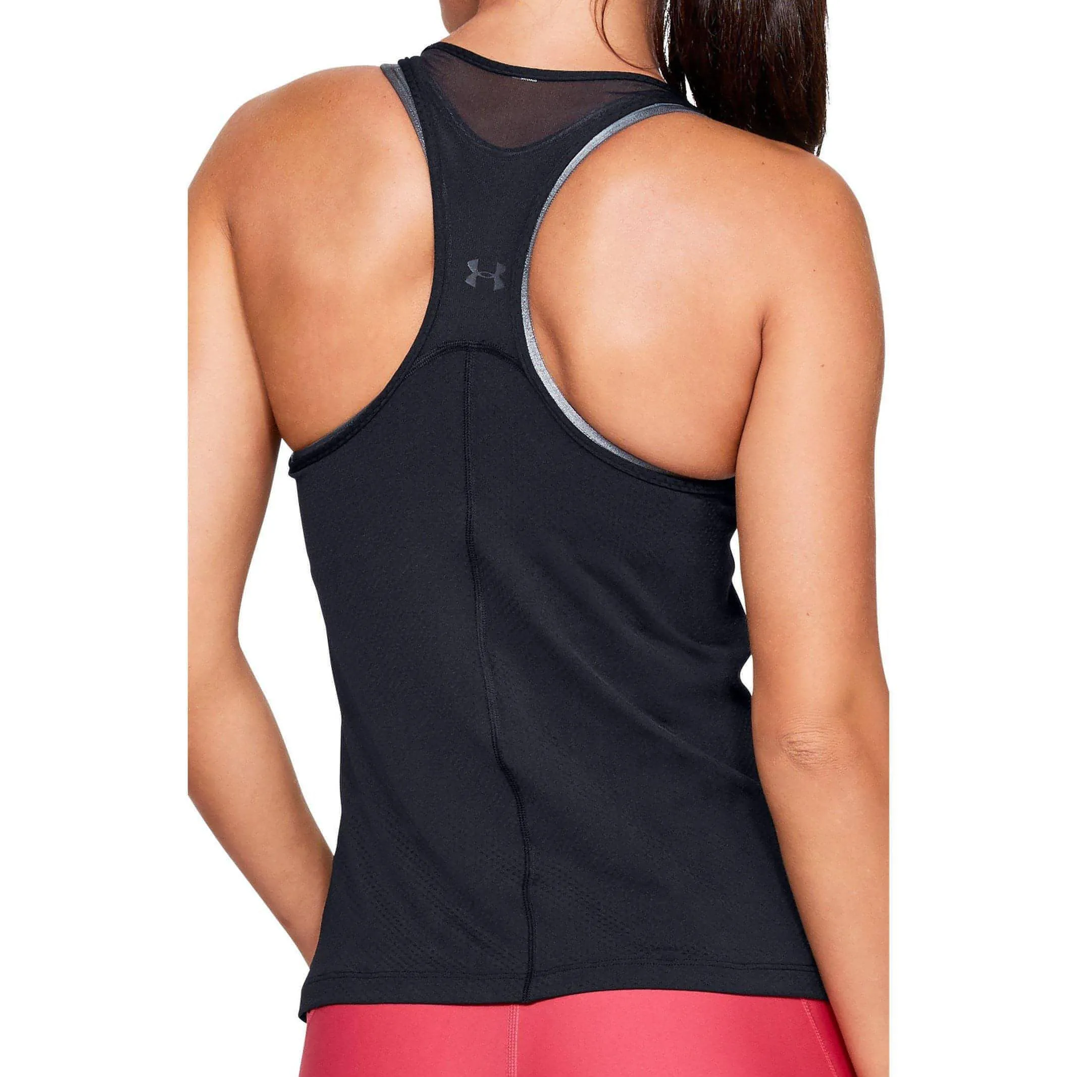 Clothing Under Armour  Women Under Armour HeatGear Racer Womens Training Vest Tank Top - Black