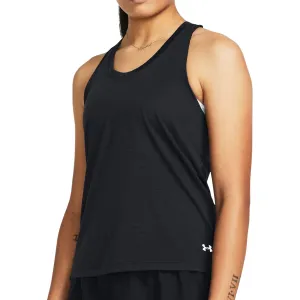 Clothing Under Armour  Women Under Armour Launch Womens Running Vest Tank Top - Black