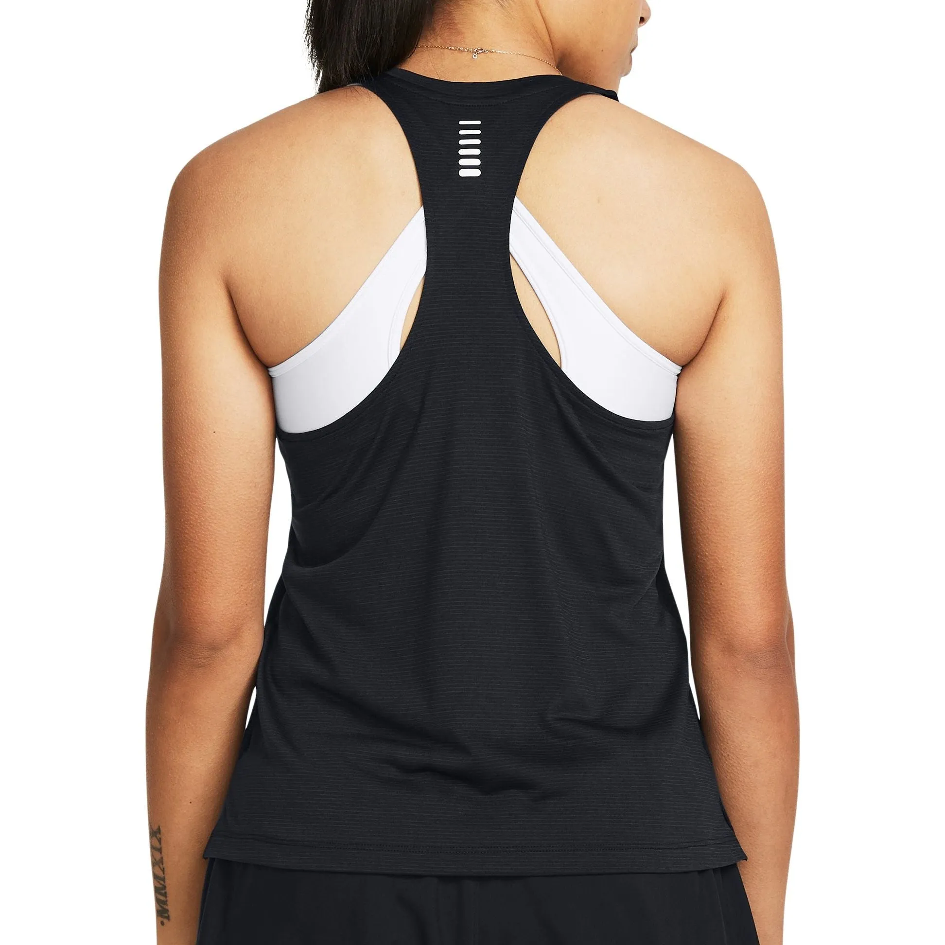 Clothing Under Armour  Women Under Armour Launch Womens Running Vest Tank Top - Black