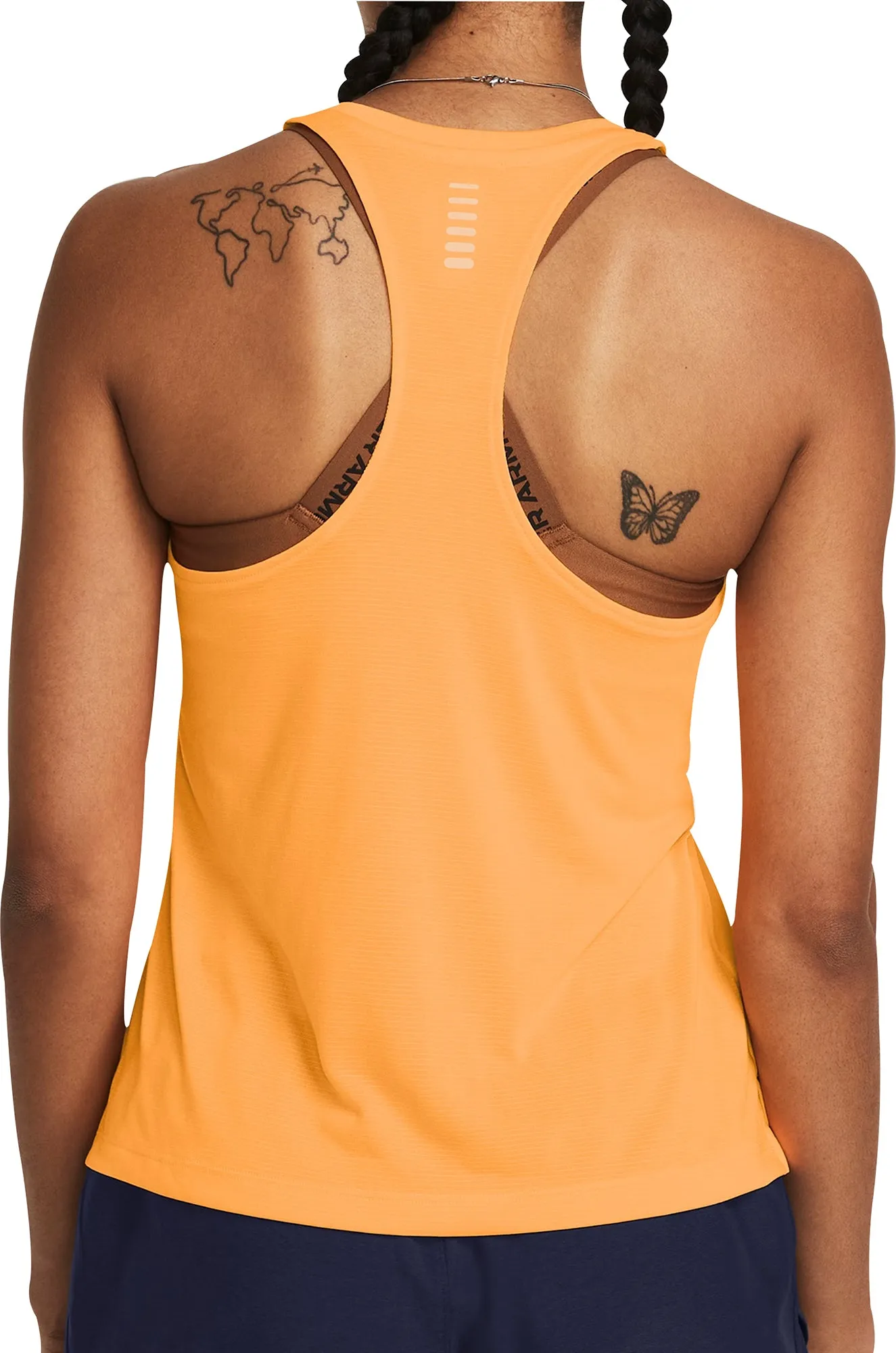 Clothing Under Armour  Women Under Armour Launch Womens Running Vest Tank Top - Orange