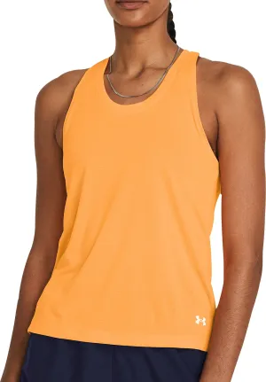 Clothing Under Armour  Women Under Armour Launch Womens Running Vest Tank Top - Orange