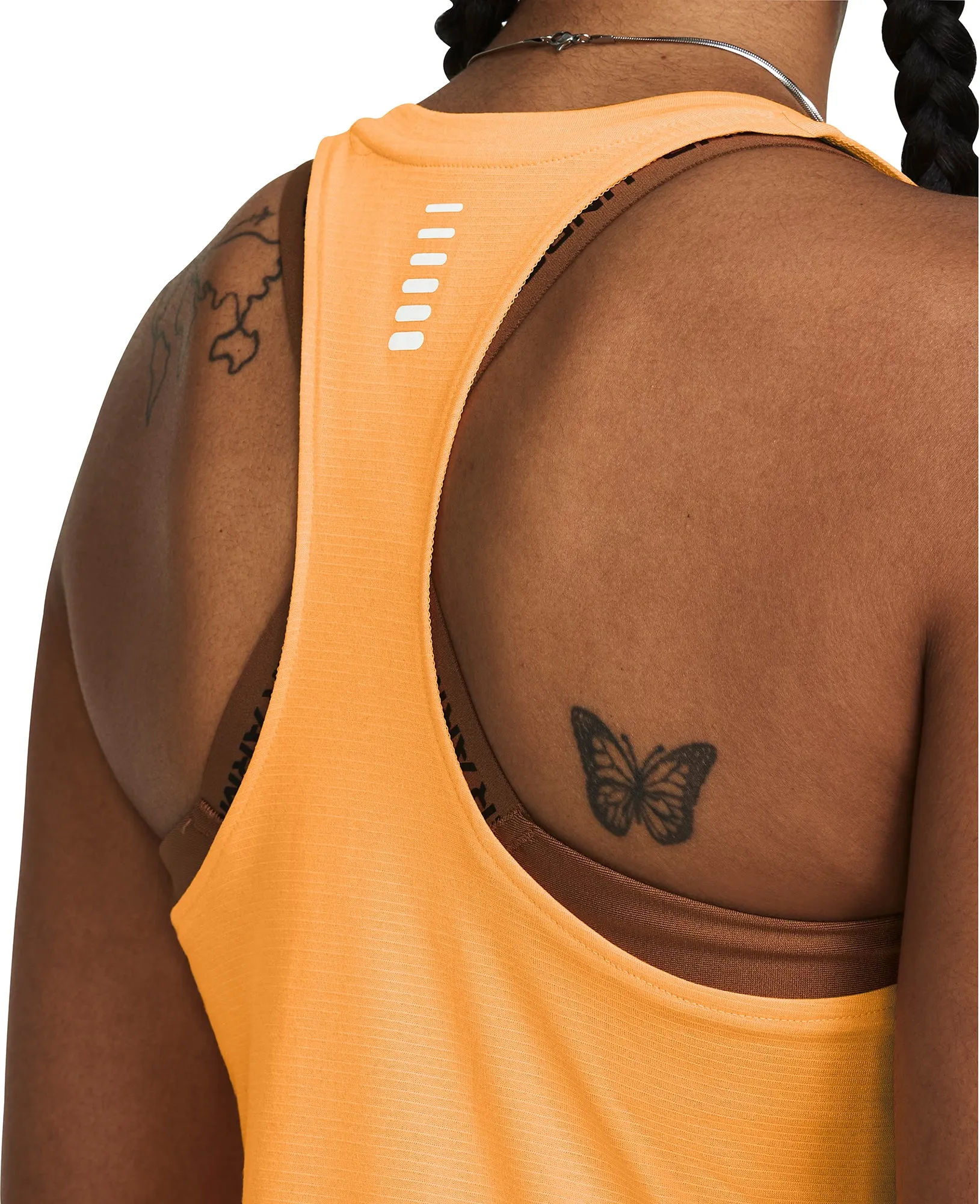 Clothing Under Armour  Women Under Armour Launch Womens Running Vest Tank Top - Orange
