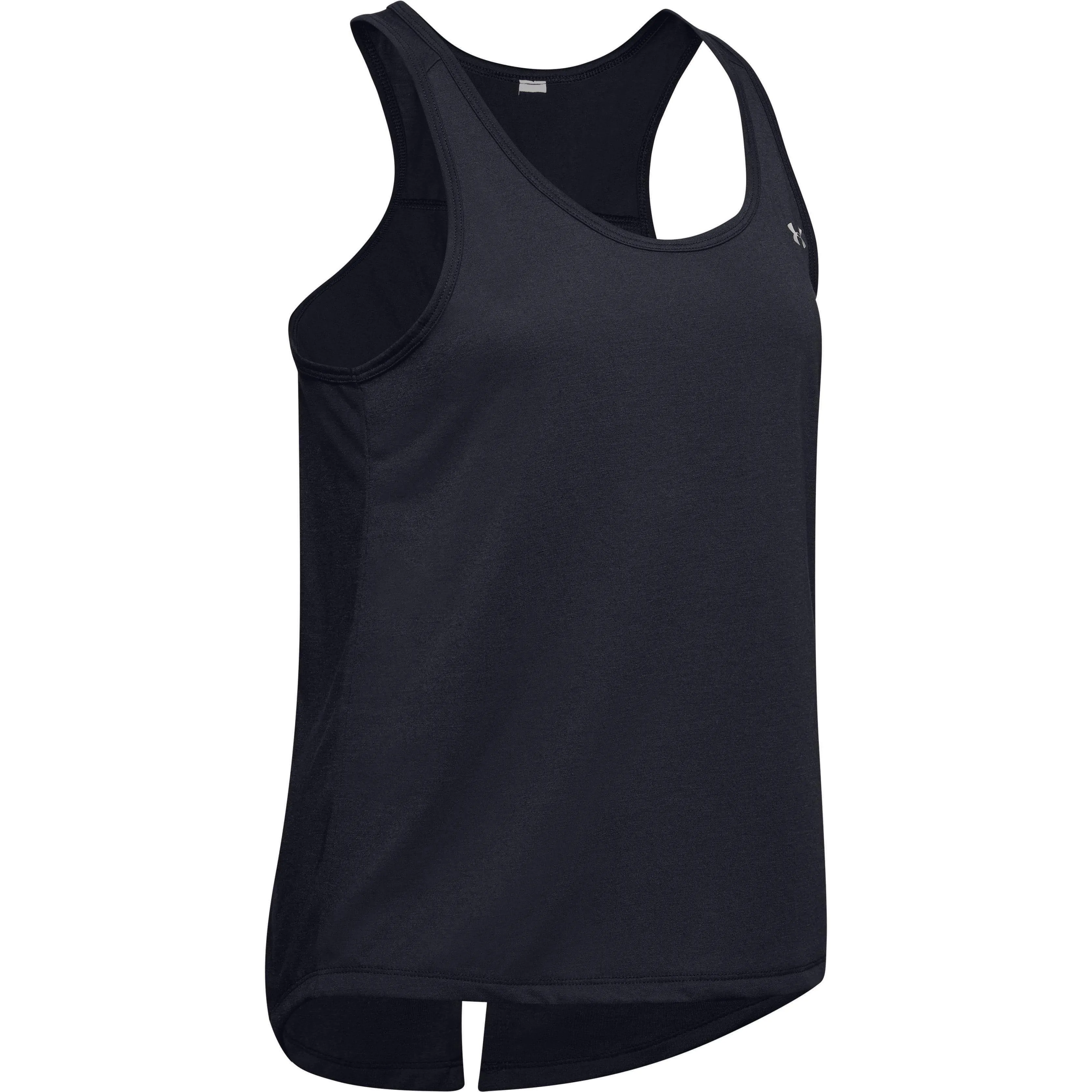 Clothing Under Armour  Women Under Armour Whisperlight Tie Back Womens Training Vest Tank Top - Black