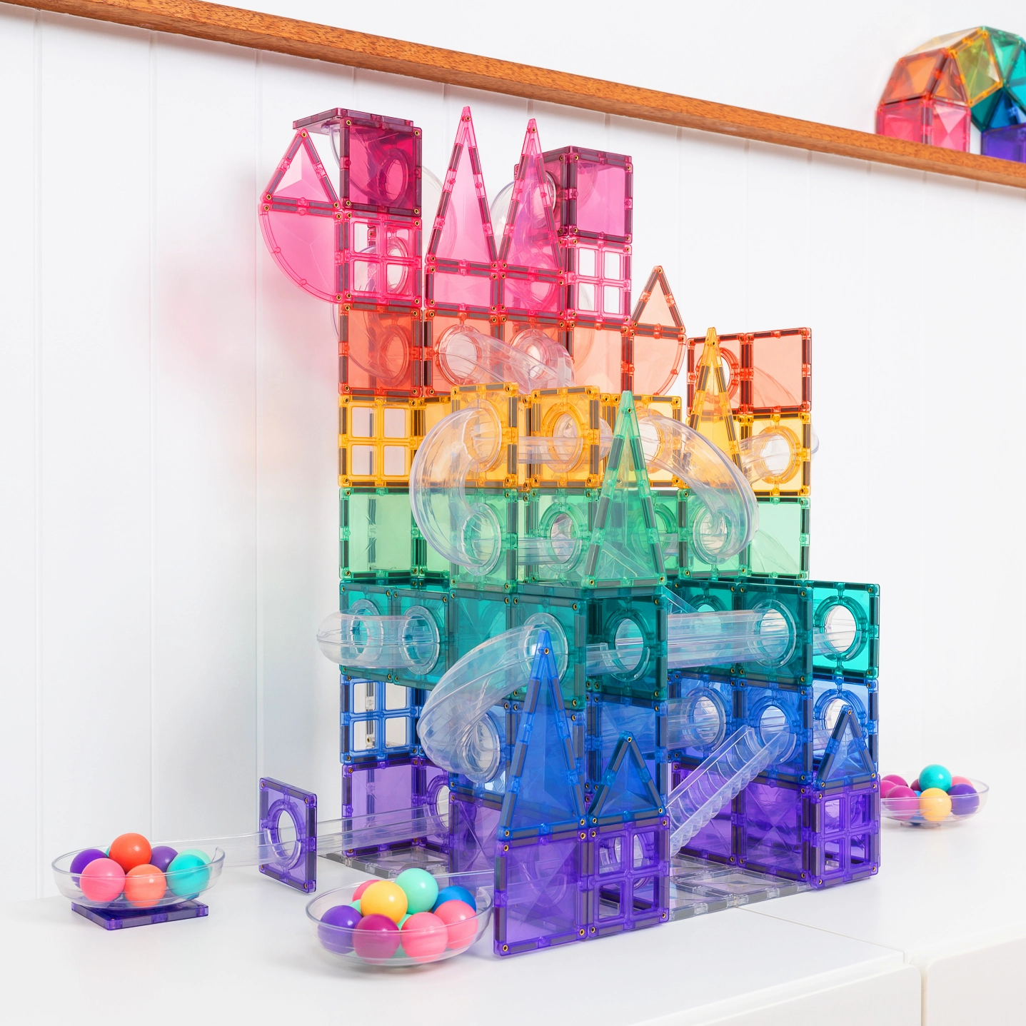 Connetix Pastel Ball Run (106 pc)