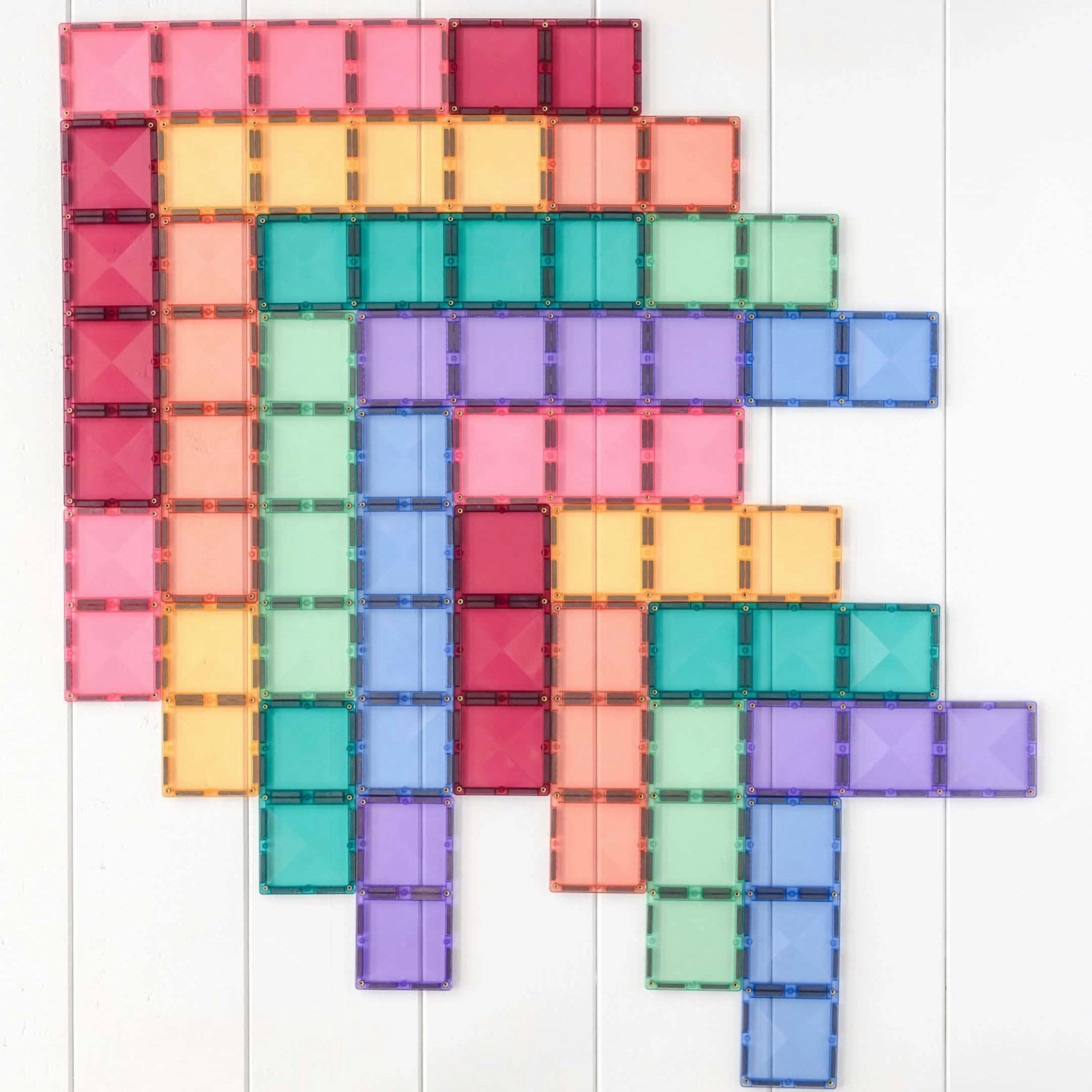 Connetix Pastel Rectangle Pack 24 Pieces
