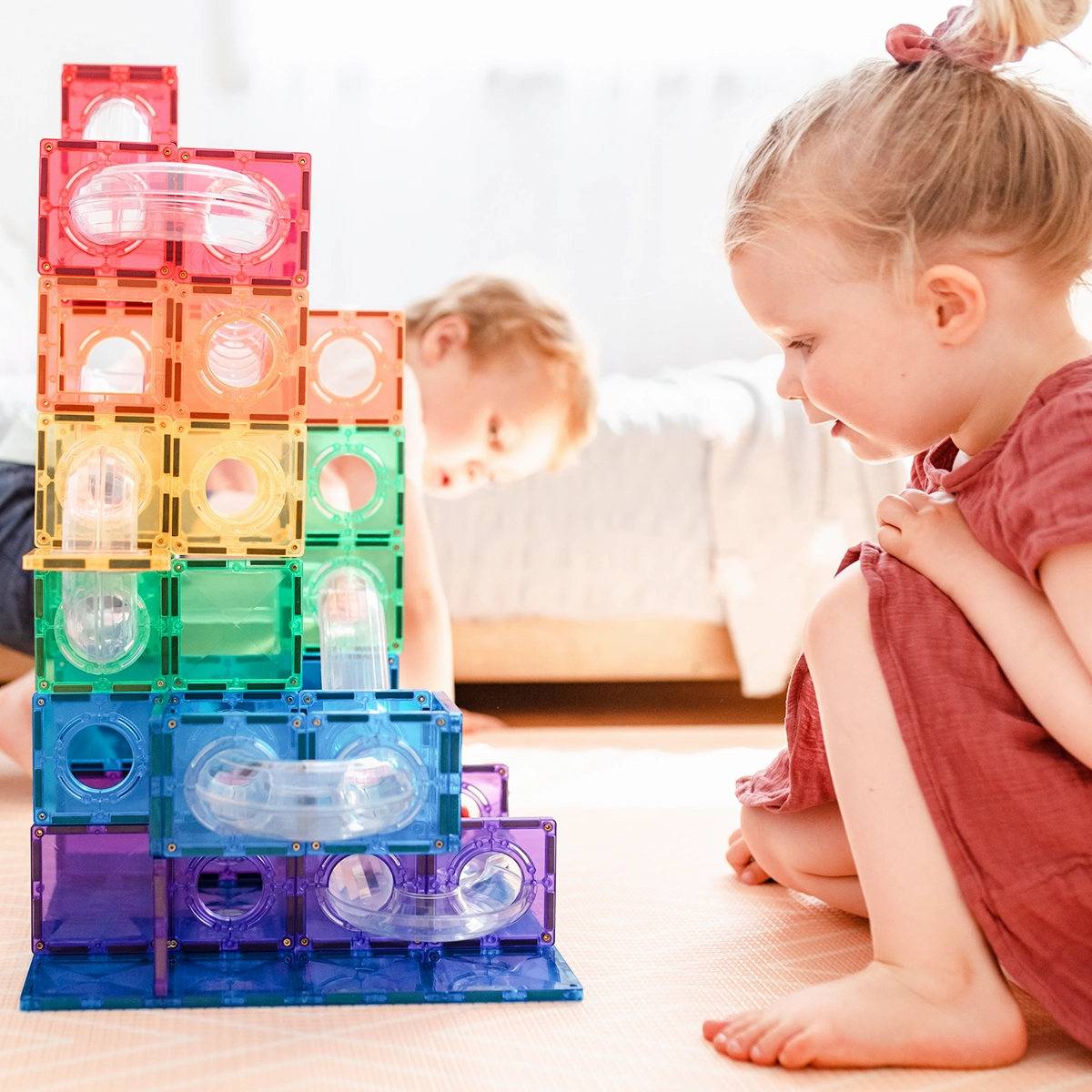 Connetix Rainbow Ball Run (92 pc)