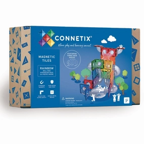 Connetix Rainbow Ball Run Expansion Pack 66 Pieces