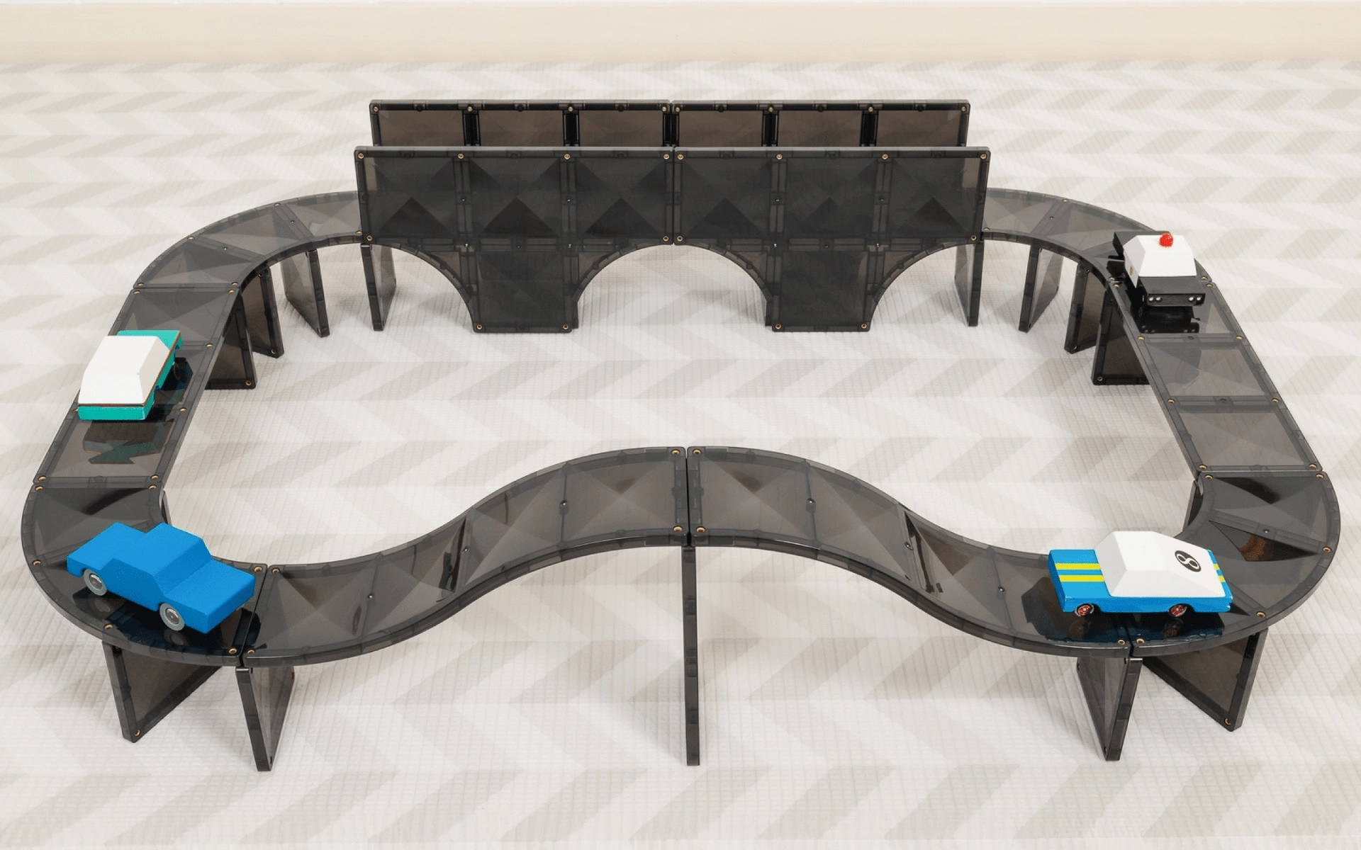 Connetix Tiles Creative Roads Pack 48 Piece