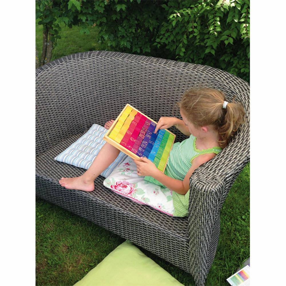 Counting with Colors Wooden Number Chart