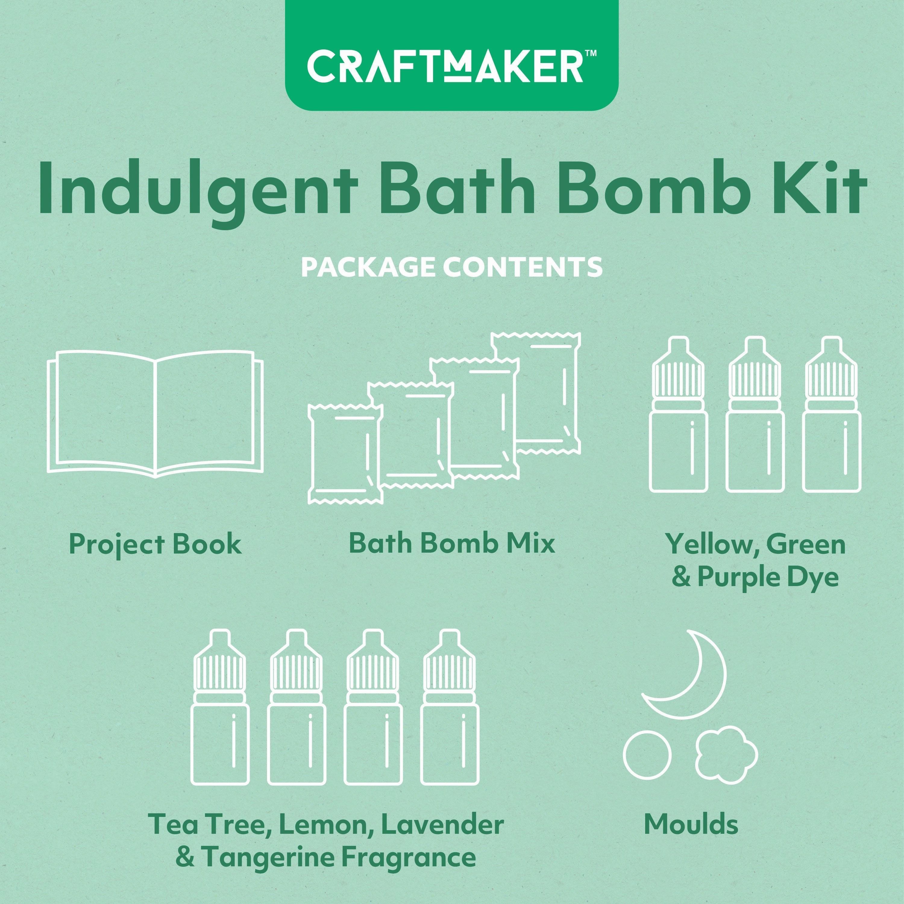 Craft Maker Indulgent Bath Bomb Kit Deluxe