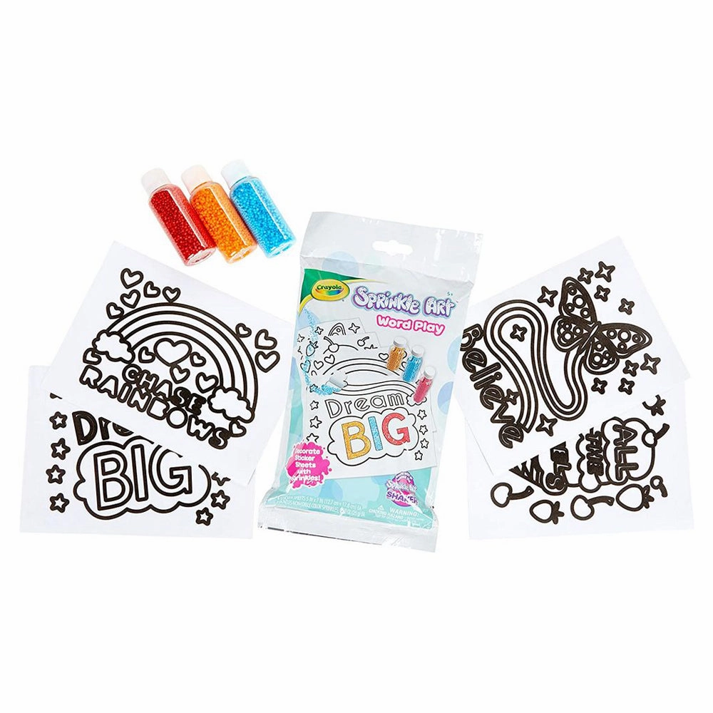Crayola - Sprinkle Art, Word Play Activity Kit