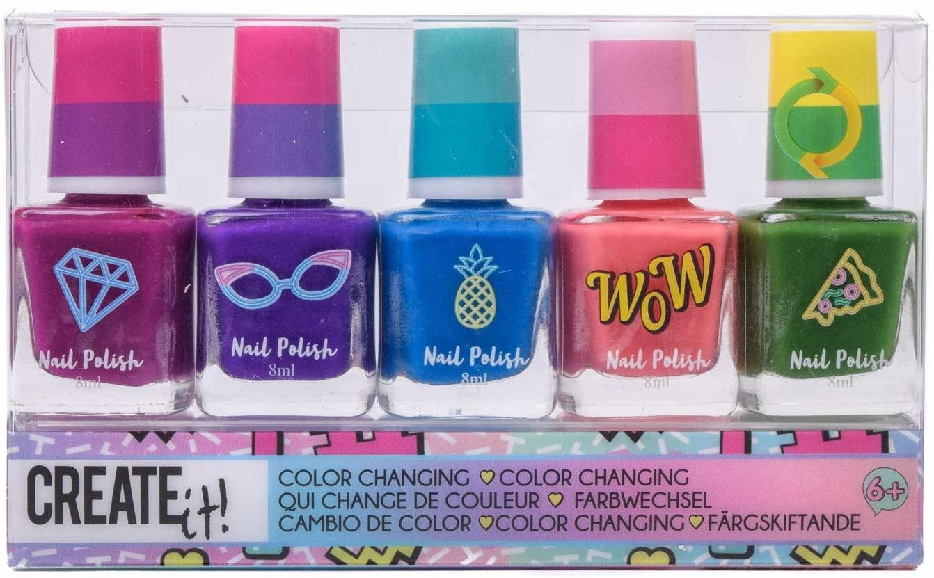 CREATE IT! NAIL POLISH COLOR CHANGING 5-PACK DISPL