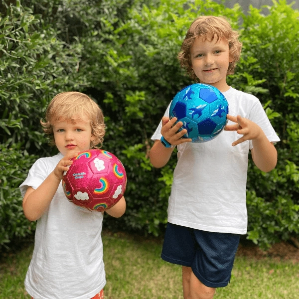 Crocodile Creek Glitter Soccer Ball - Rainbow (Size 3)